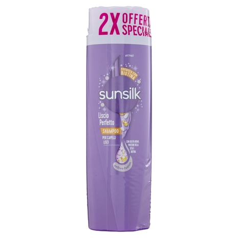 sunsilk Liscio Perfetto Shampoo per Capelli Lisci 2  x 250 ml